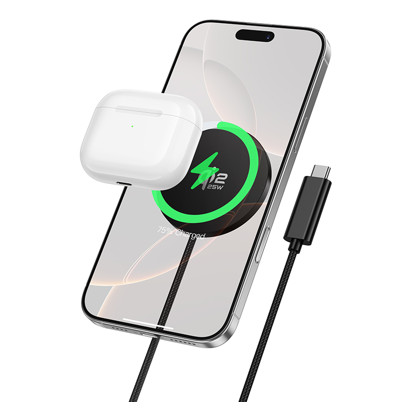 Hoco Wireless Fast Qi2.2 Magnetic Charger CW63 Pro - Black